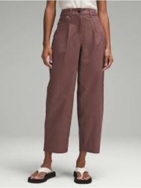 Lululemon City Sleek Mid-Rise Barrel-Leg Pant Light Utilitech Size 26